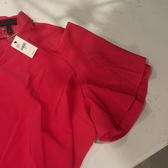 Lane Bryant keyhole neck blouse size 28 NEW - Picture 5 of 7